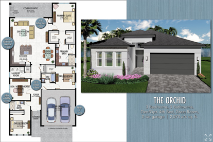 Valencia Ridge Orchid Floorplan