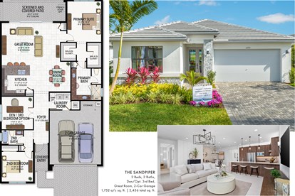 THE SANDPIPER IS OUR TOP-SELLING HOME DESIGN AT VALENCIA PARC
