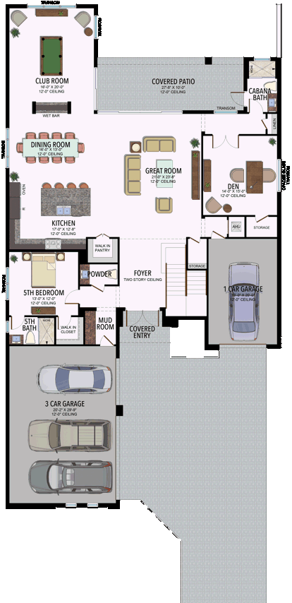 624 Santorini 1st Fl Floorplan
