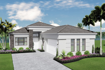 Barbados Front Elevation