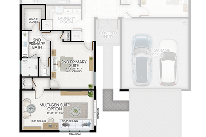 Multi-Gen Suite in lieu of 1 Car Garage