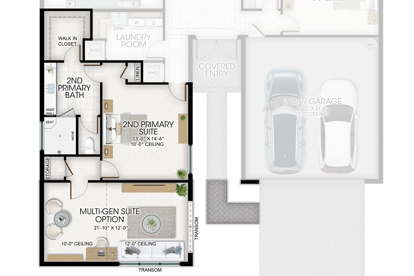 Multi-Gen Suite in lieu of 1 Car Garage