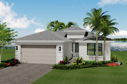 Antigua Front Elevation Rendering