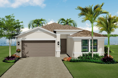 Exuma Alternative Front Elevation Rendering 