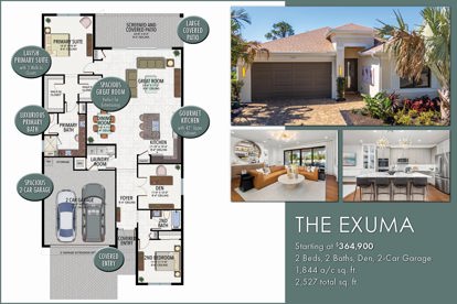 THE EXUMA IS OUR TOP-SELLING HOME DESIGN AT VALENCIA HARBOR