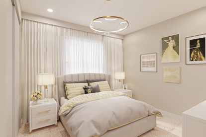 Lucia  2nd Bedroom Rendering