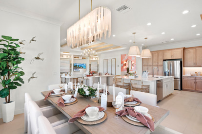 Amethyst Dining Room, Kitchen & Living Room