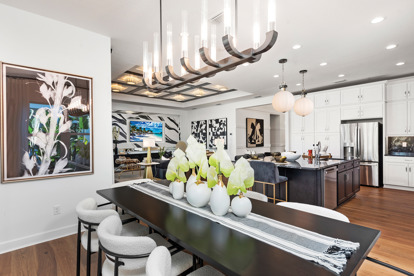 Emerald Dining Room Kitchen