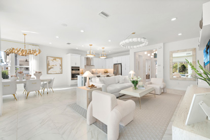 Annabelle Living Room, Kitchen & Dining Room