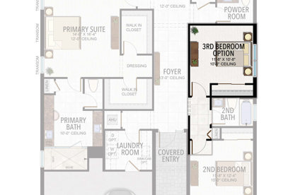 3rd Bedroom In Lieu of Den