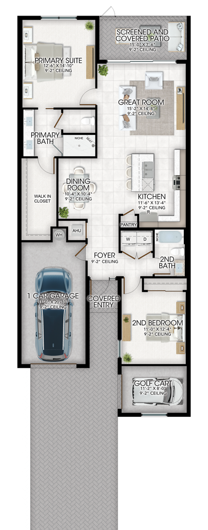 Areca II Floorplan