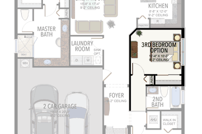 3rd Bedroom in lieu of Den